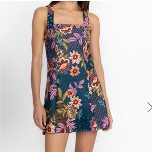 Johnny Was Multicolor delfino twist back tennis Dress Extra Small